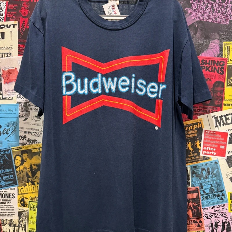 Budweiser Logo T-Shirt Navy