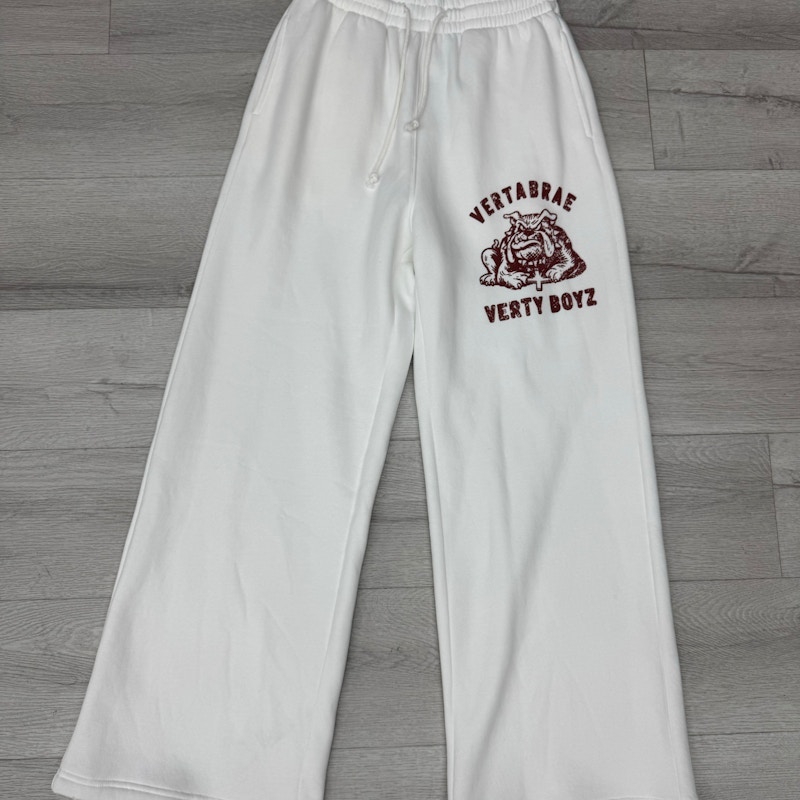 Vertabrae Sandlot Sweatpants White