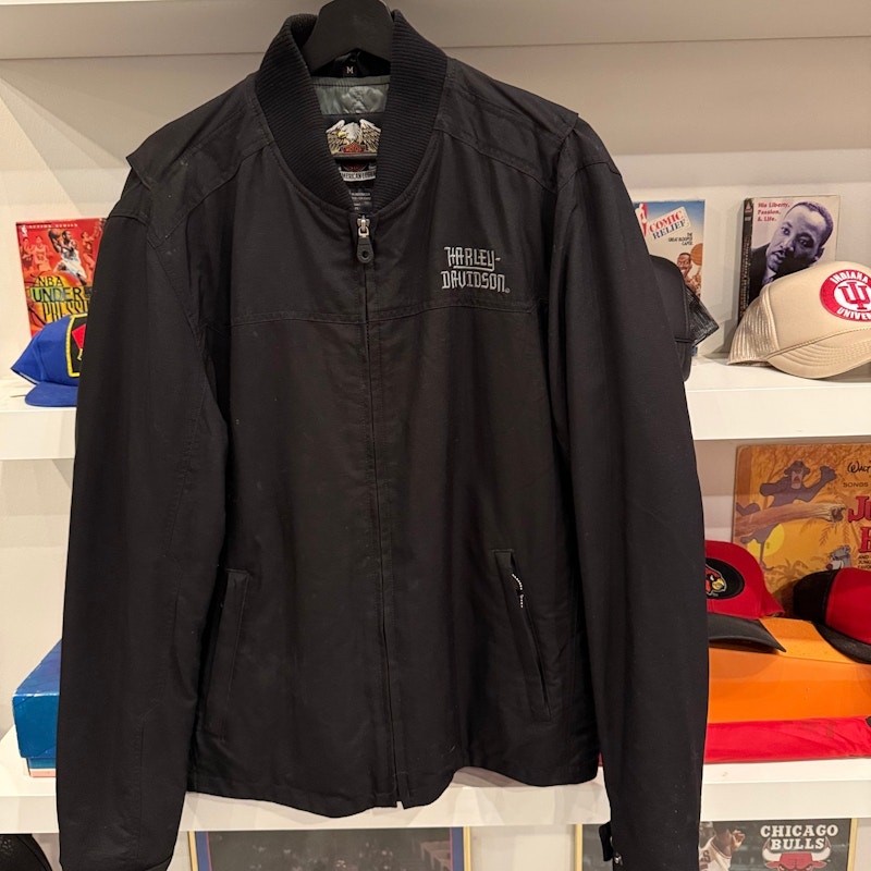 Harley-Davidson Skull Embroidered Jacket Black