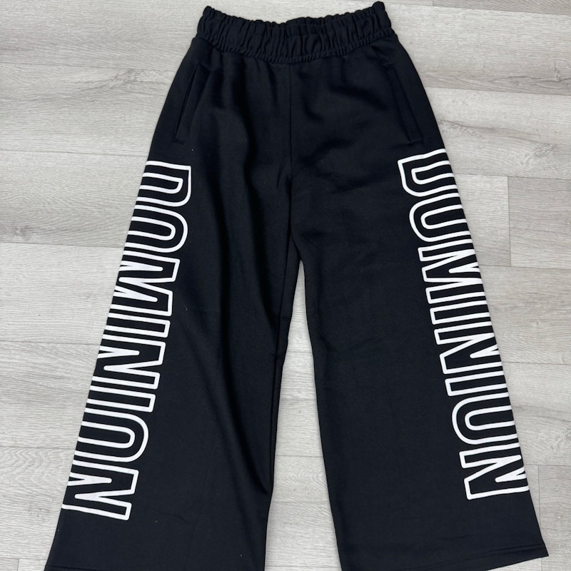 Dominion Black Graphic Sweatpants