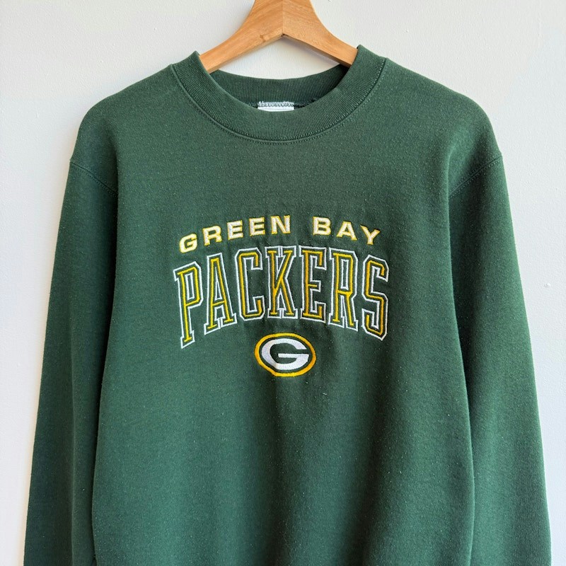 Vintage Pro Player Green Bay Packers Sweatshirt Green