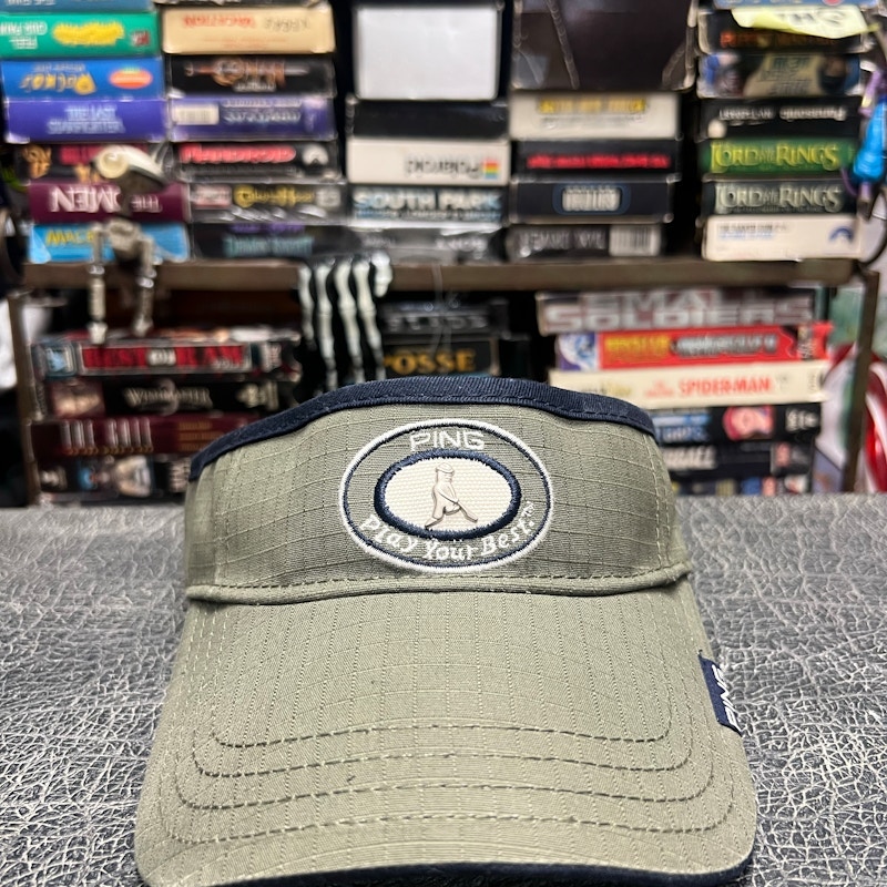 Ping Golfing Logo Visor Olive