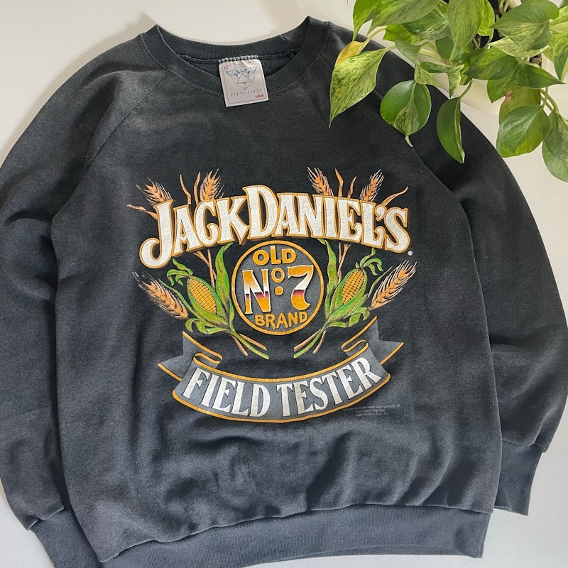 1989 Jack Daniel's Field Tester Sweatshirt Black