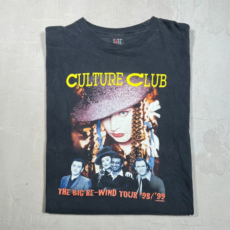 Vintage 1998 Culture Club The Big Re-Wind Tour Tee