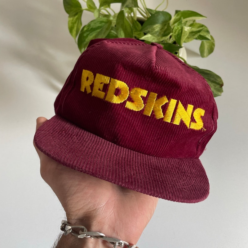 Starline Redskins Corduroy Hat Maroon