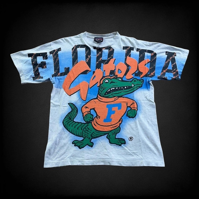 Vintage Magic Johnson T's Florida Gators T-Shirt Grey