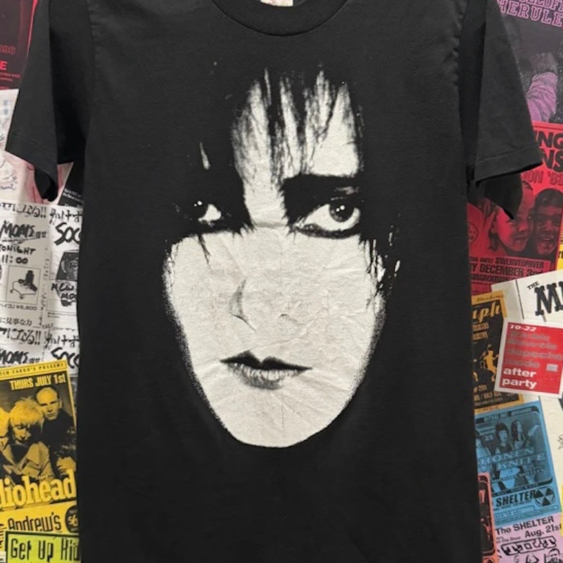 Siouxsie and the Banshees Face T-Shirt Black