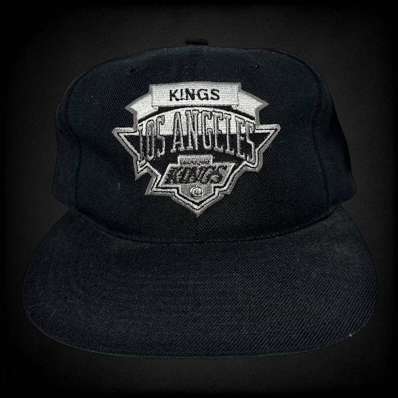 Vintage American Needle Los Angeles Kings Snapback Hat Black