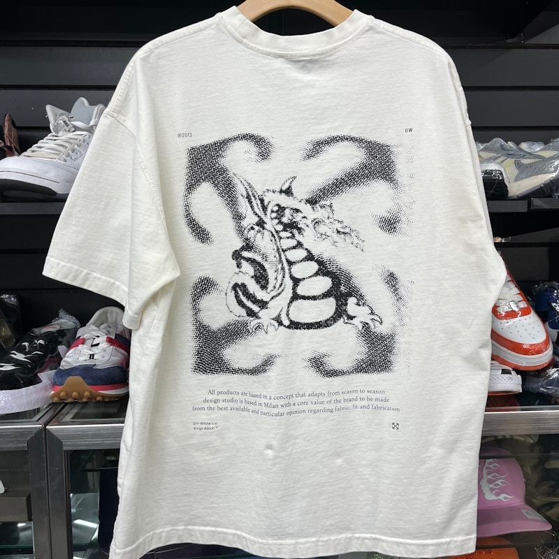 Off-White Dragon Skate T-Shirt White