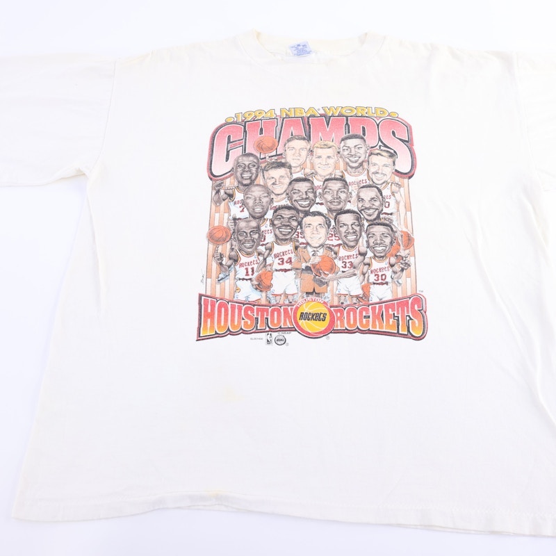 1994 Houston Rockets Basketball NBA World Champions T-shirt