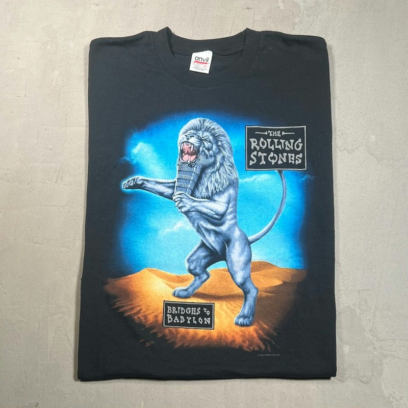 The Rolling Stones Bridges to Babylon World Tour T-Shirt Black