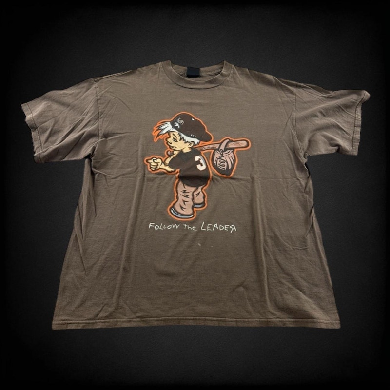 Vintage Korn Follow the Leader T-Shirt Brown