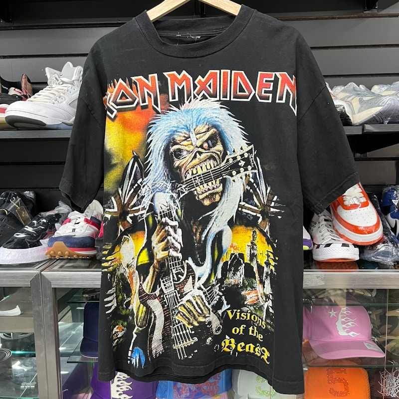 Iron Maiden Visions of the Beast Graphic T-Shirt Black
