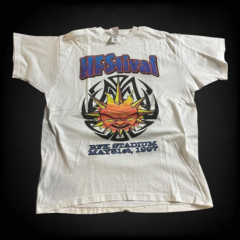 Vintage HFStival 1997 RFK Stadium T-Shirt White