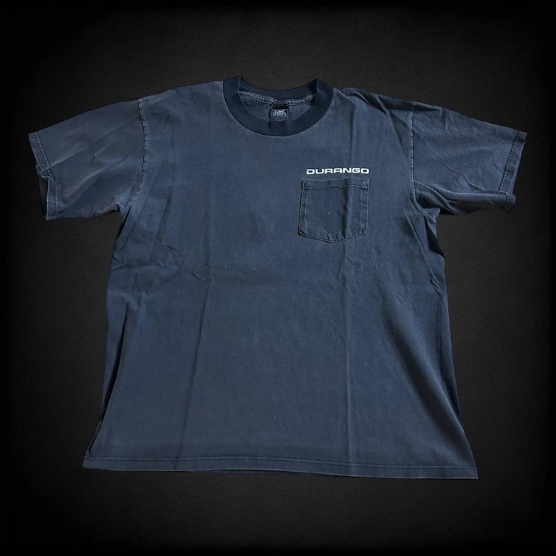 Vintage Classic Platinum Durango Pocket T-Shirt Black
