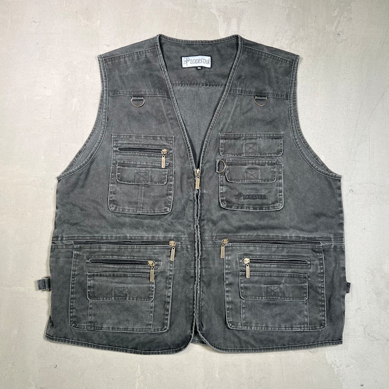 Lodestar Multi-Pocket Utility Vest Grey