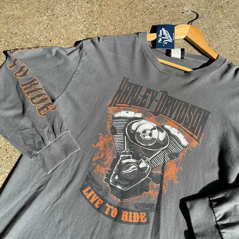Harley-Davidson Maine Long Sleeve T-Shirt Sleeve Hits