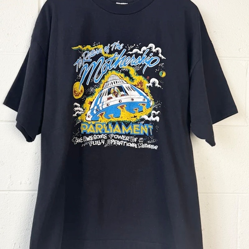 Parliament The Return of the Mothership T-Shirt Black