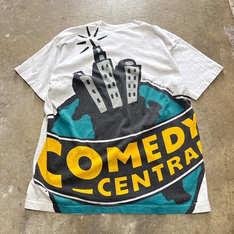 Vintage 1990 Comedy Central The Only All-Comedy Cable Network T-Shirt