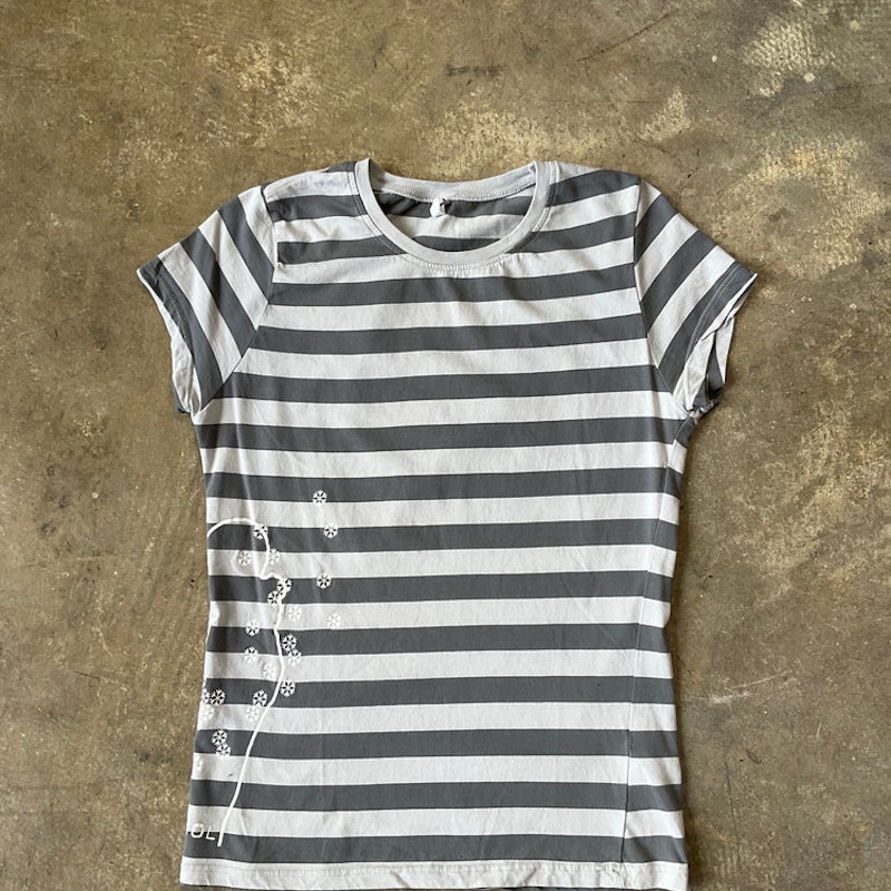 Snow Patrol Striped Graphic T-Shirt