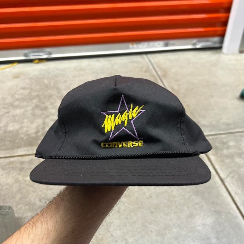 Converse Magic Johnson Snapback Hat Black