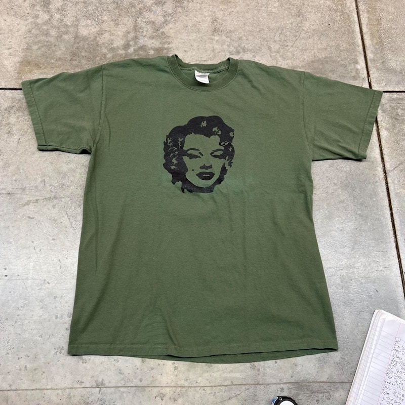 Vintage Marilyn Monroe Graphic T-Shirt Green