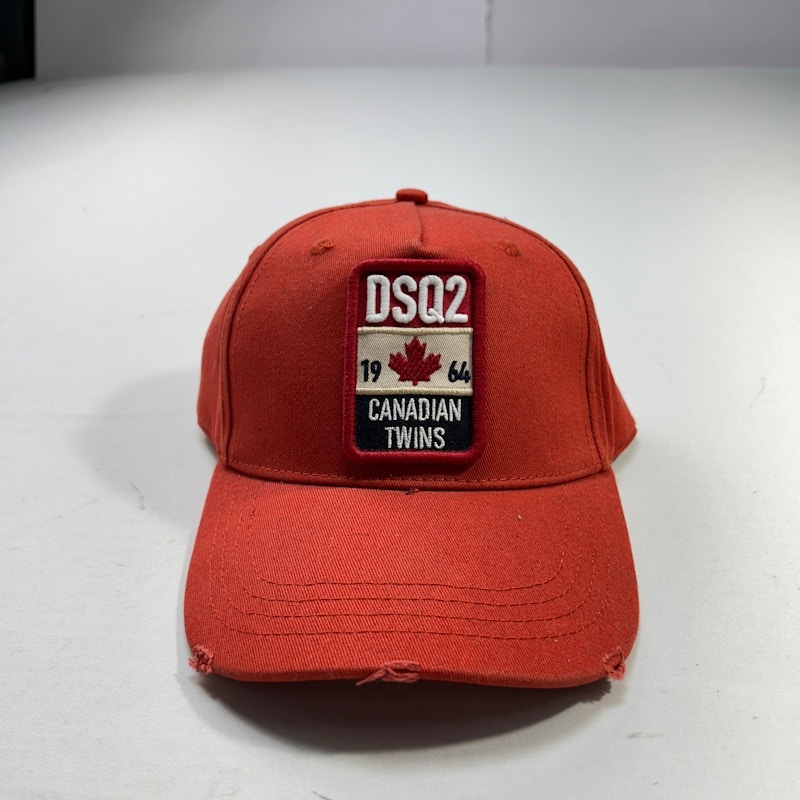 Dsquared2 Canadian Twins Baseball Cap Red