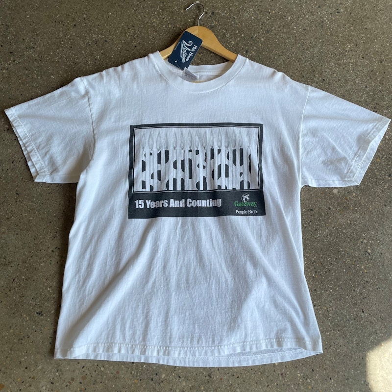 Vintage Gateway Computers 15th Year Anniversary T-Shirt