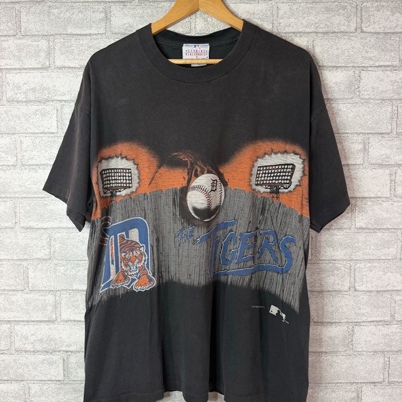 Vintage MLB Detroit Tigers 90s T-Shirt Black