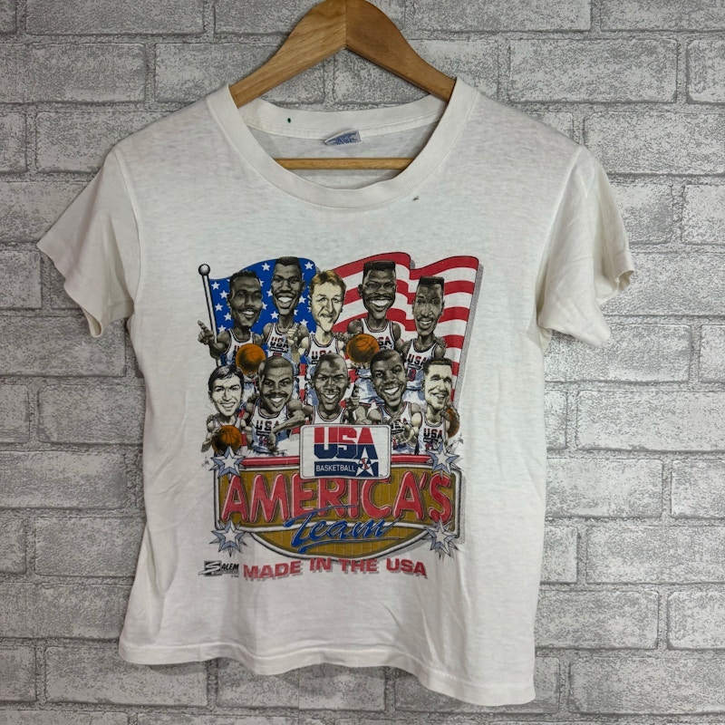 Vintage USA Basketball Team 1992 T-Shirt White