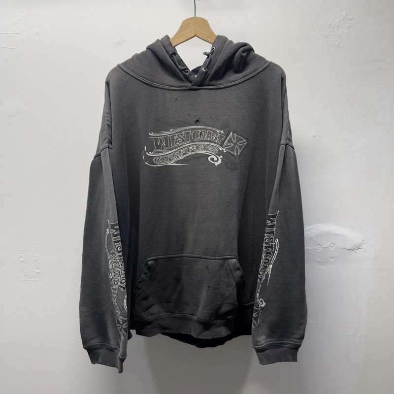 Vintage West Coast Choppers Hoodie Faded Distressed ERD Grunge