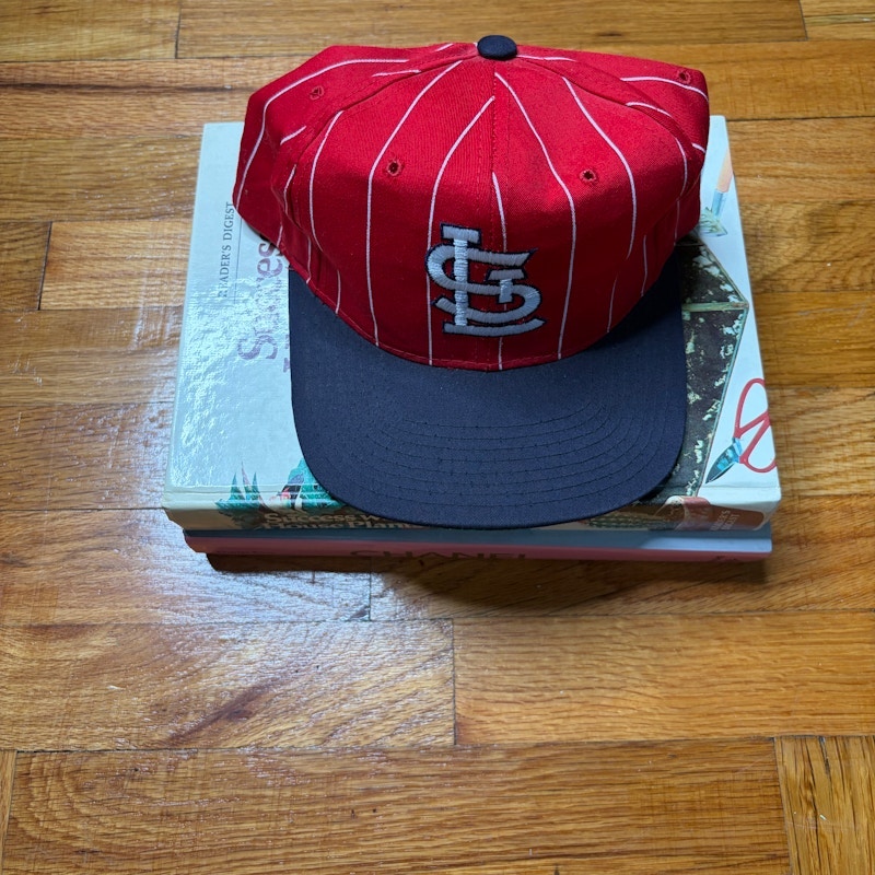 Starter St. Louis Cardinals Pinstripe Snapback Hat