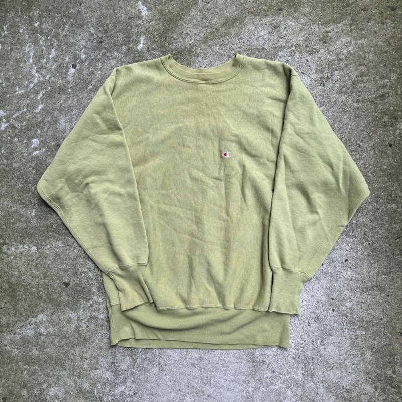 Champion 90s Reverse Weave Crewneck Sweatshirt Light Green