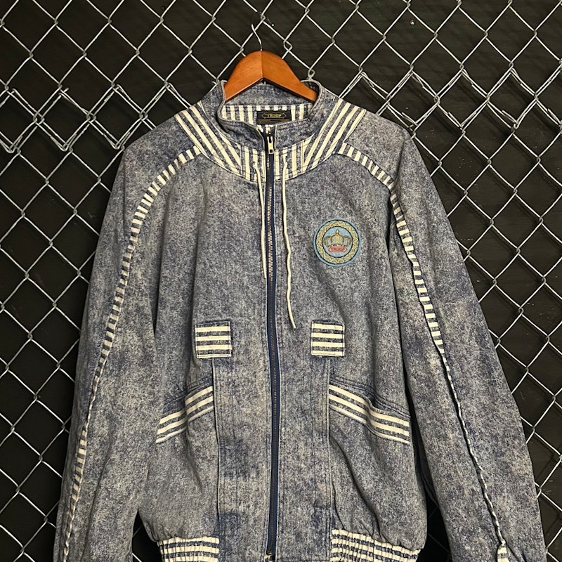 90’s World of Troop Acid Wash Denim Jacket