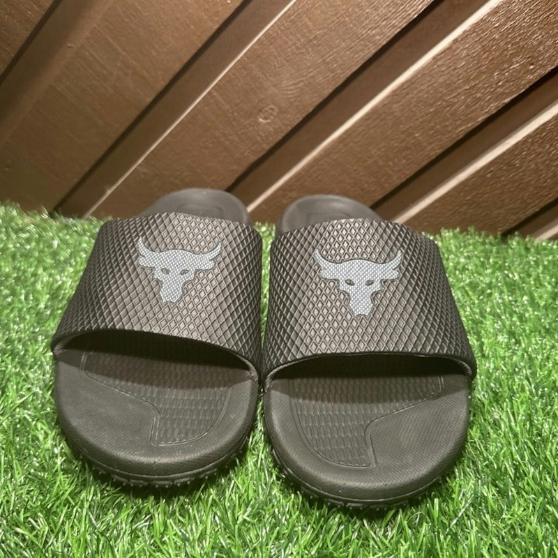 Under Armour Project Rock Slide Black