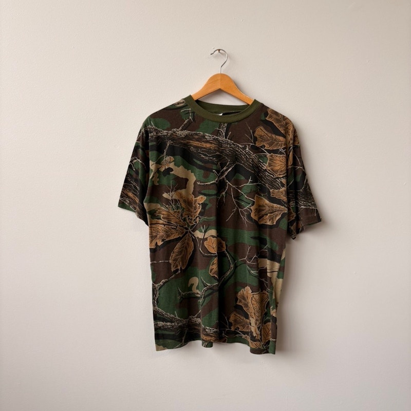 Horizon Vintage Vibrant Camouflage T-Shirt Green
