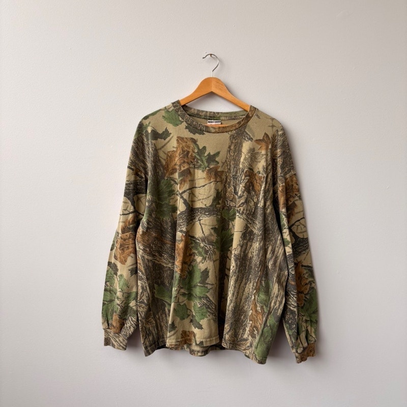Jerzees Vintage Long Sleeve Shirt Camouflage