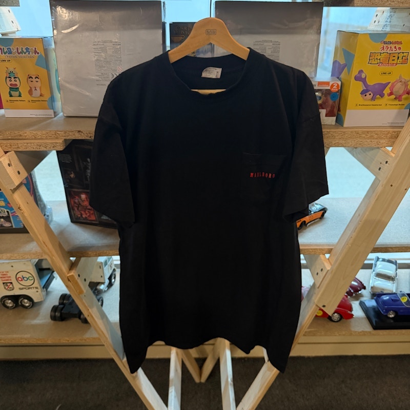90’s Marlboro Pocket T-Shirt Black