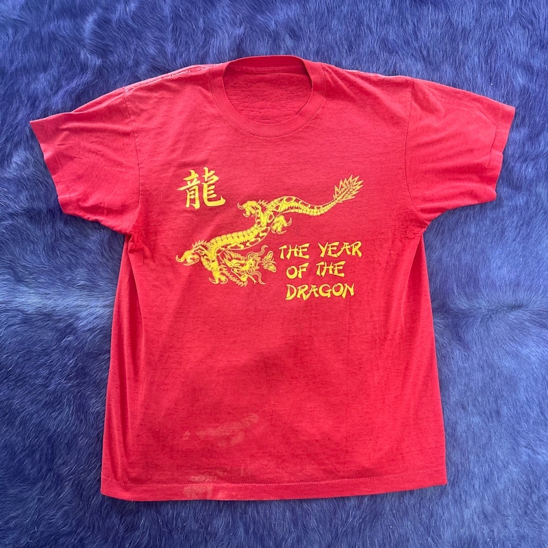 Year of the Dragon Graphic T-Shirt Red