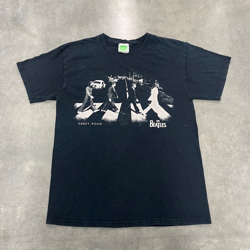Vintage Y2K The Beatles Abbey Road T-Shirt Black