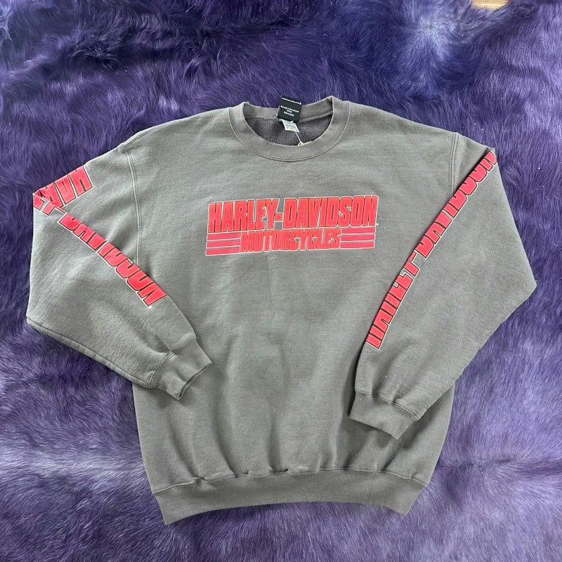 Harley-Davidson Alligator Alley Fort Lauderdale Graphic Sweatshirt Grey