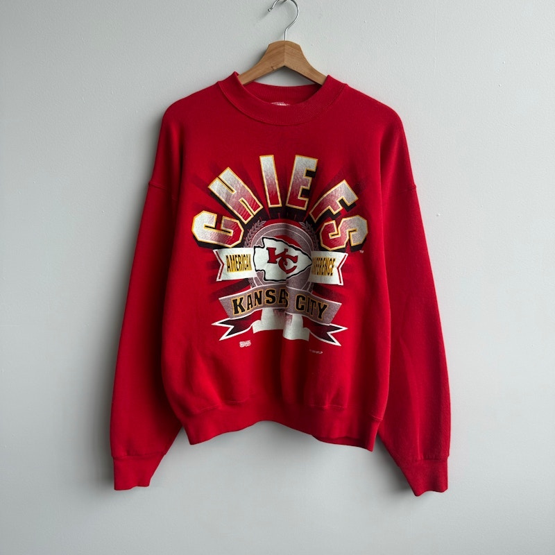 Vintage Grand Sport Kansas City Chiefs Sweatshirt Red