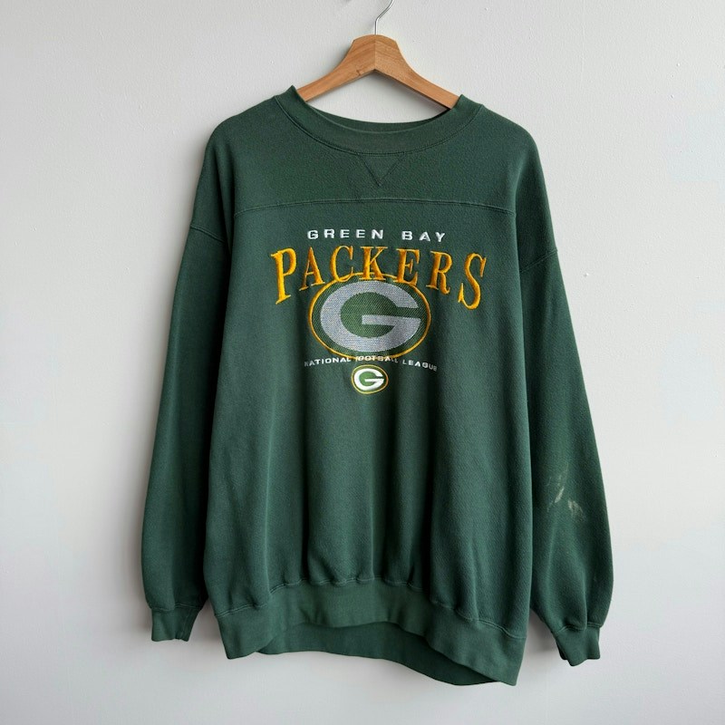 Vintage Lee Sport Green Bay Packers Sweatshirt Green