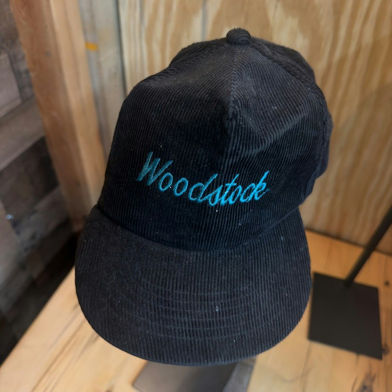 80’ Corduroy Woodstock Hat Black