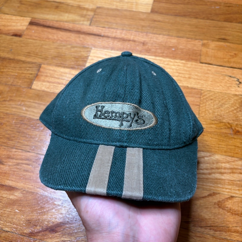 Hempy's Baseball Cap Green Hemp Snap Back Hat