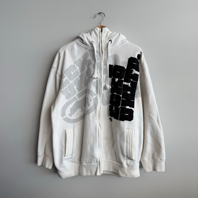 Ecko Unltd. Full-Zip Hooded Sweatshirt White