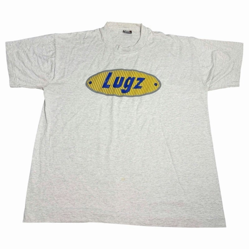 Vintage Lugz Brand Logo Promo 90s T-Shirt Gray