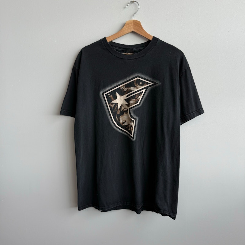 Famous Stars and Straps Logo Graphic T-Shirt Black