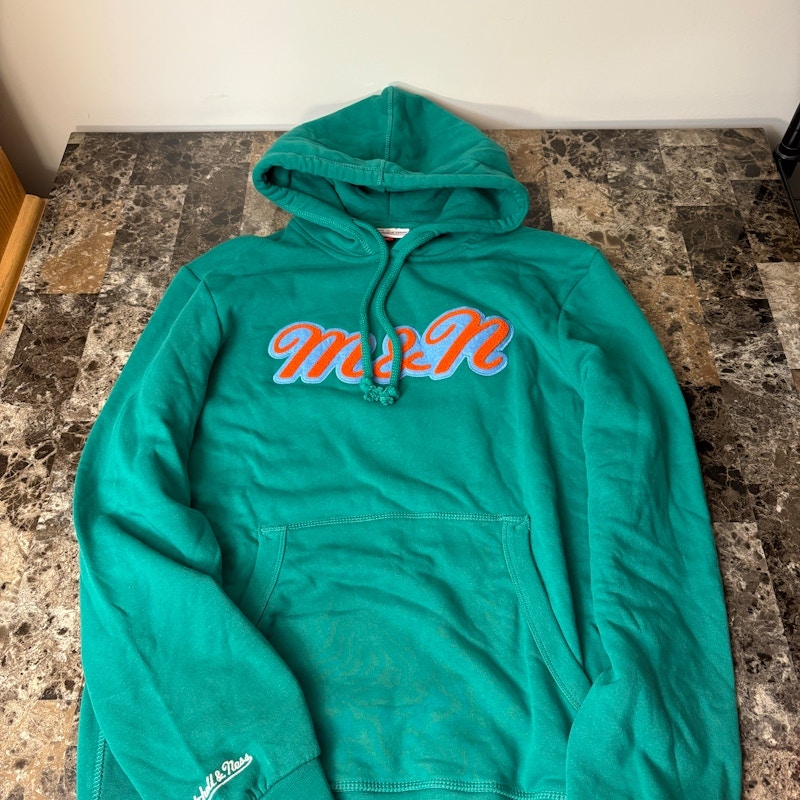 Mitchell & Ness M&N Logo Pullover Hoodie Kelly Green