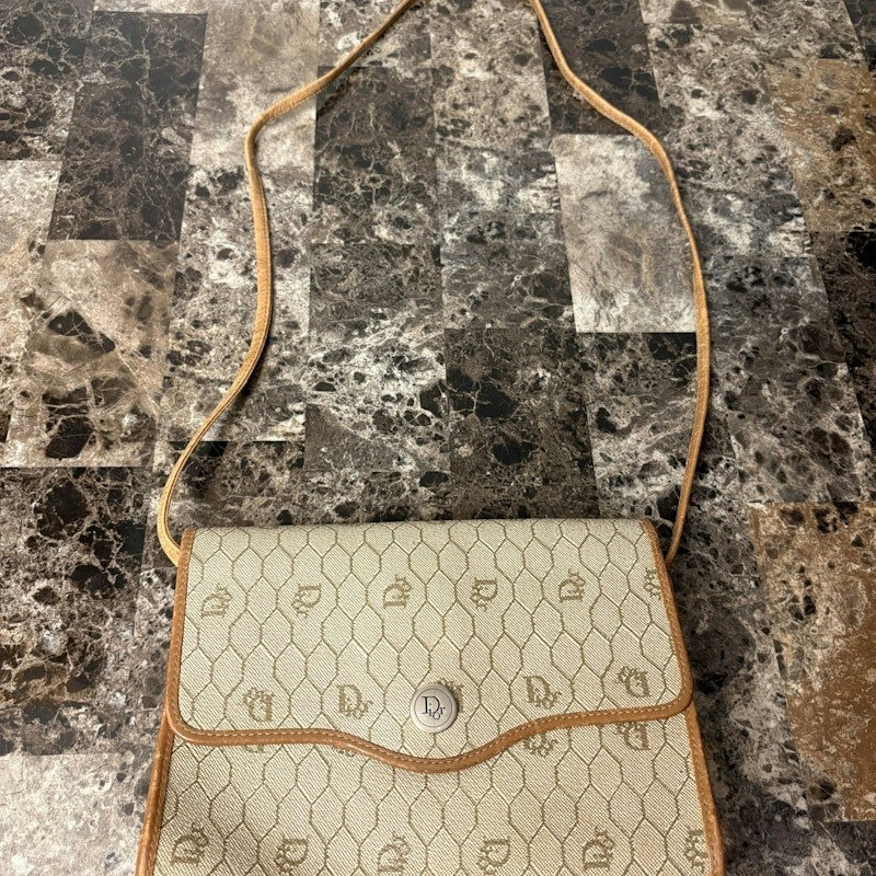 Christian Dior Honeycomb Pattern Shoulder Bag